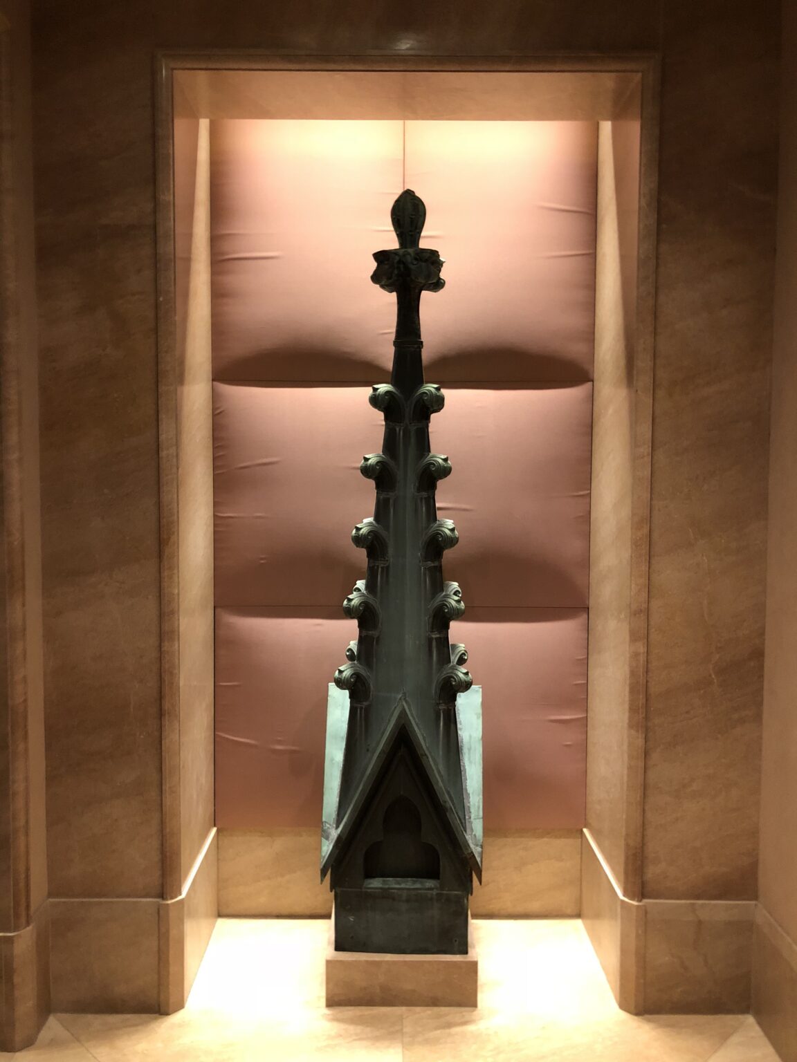 320 West 38th st. stone decoration